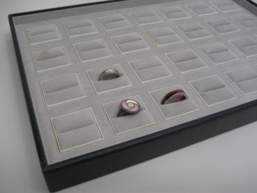 Preview: Tray for rings, 28 ring containers